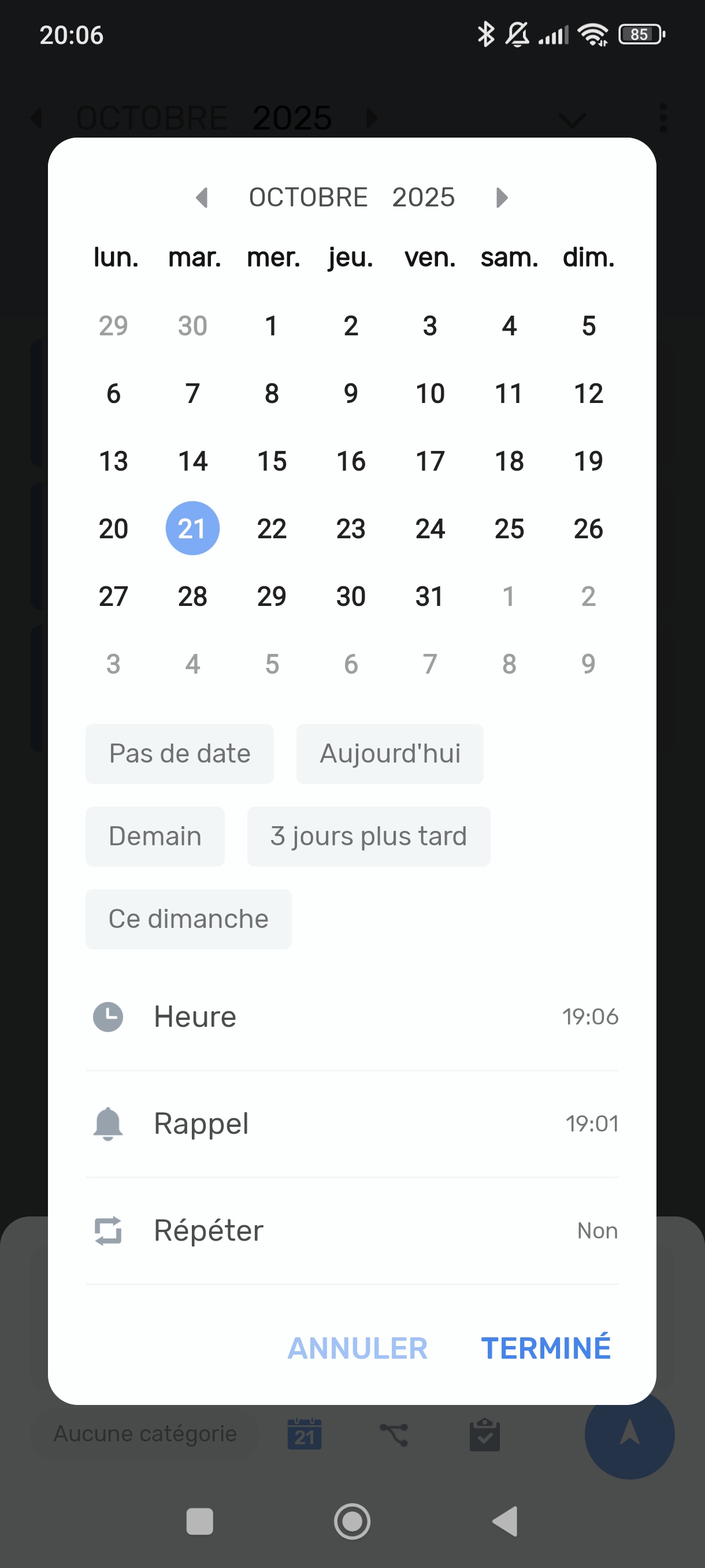 Application mobile de gestion de tâches, liste de course et calendrier - Image 3